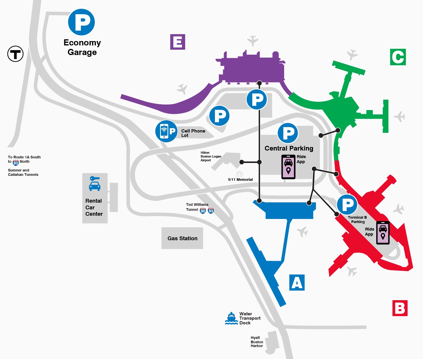 Parking at Boston Logan International Airport Massport